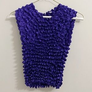 90s purple popcorn shirt